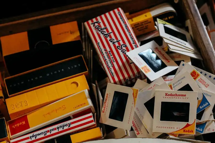 Box of Kodak Slides